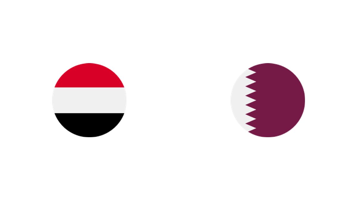البث المباشر لمباراة اليمن وقطر، القناة الناقلة وموعد انطلاق المباراة