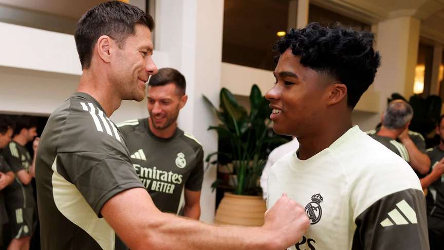Endrick Xabi Alonso Real Madrid