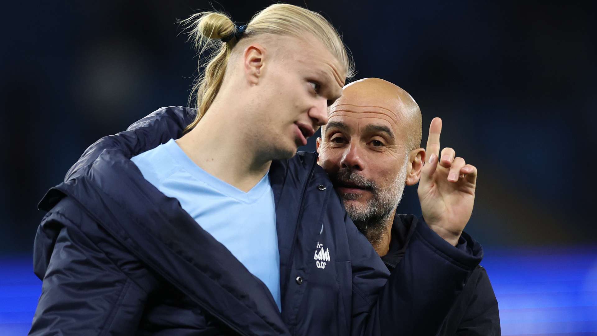 Erling Haaland Pep Guardiola Manchester City 2025-26
