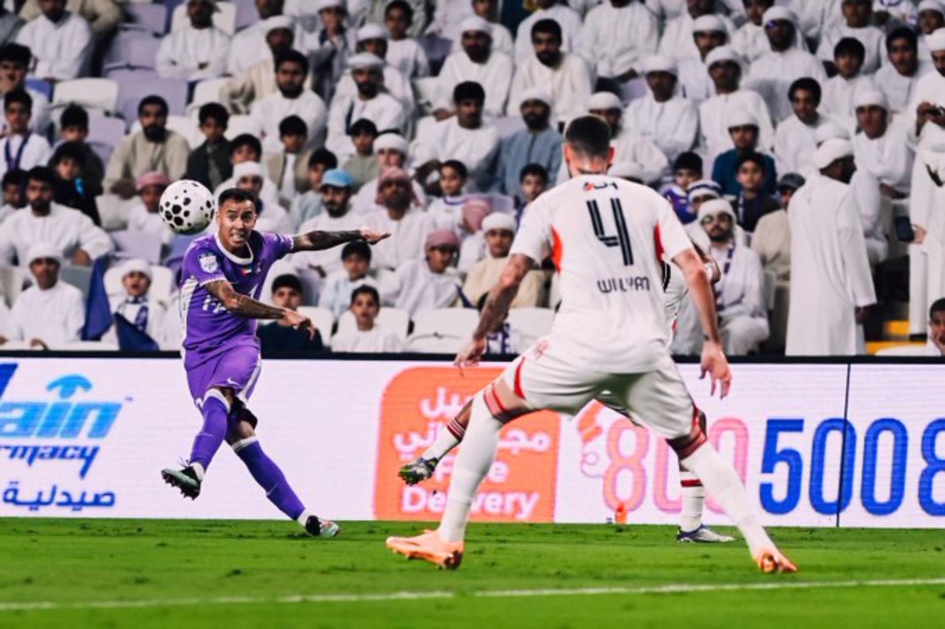 Photo du match Al Ain vs Al Jazira au stade Hazza Bin Zayed lors de la huitième journée de la UAE Pro League