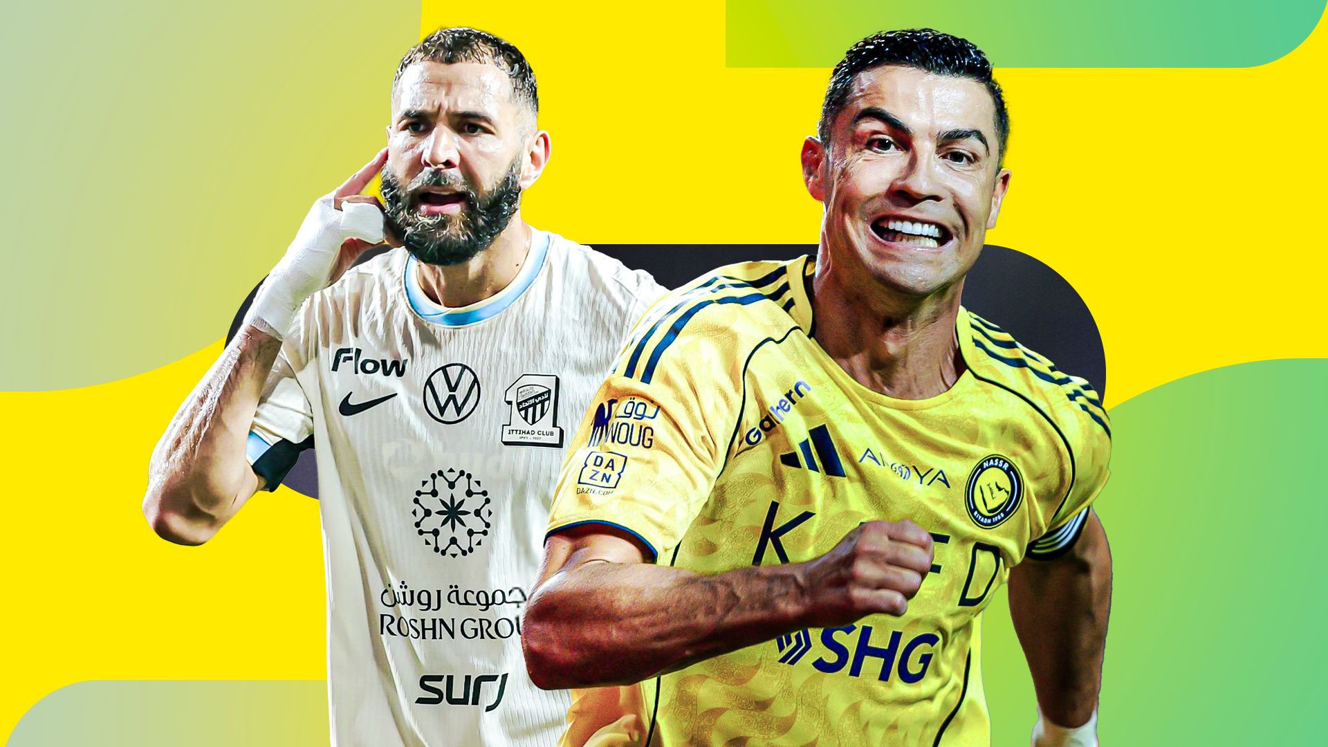 Ronaldo and Benzema duel for the Saudi Pro League golden boot