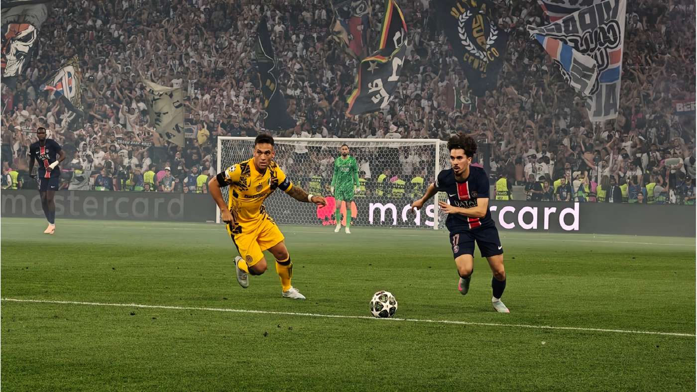 من مباراة نهائي دوري الأبطال