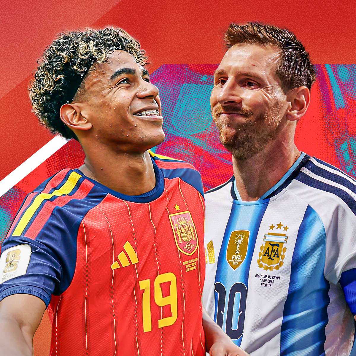 Lamine Yamal Lionel Messi World Cup final GFX 1:1