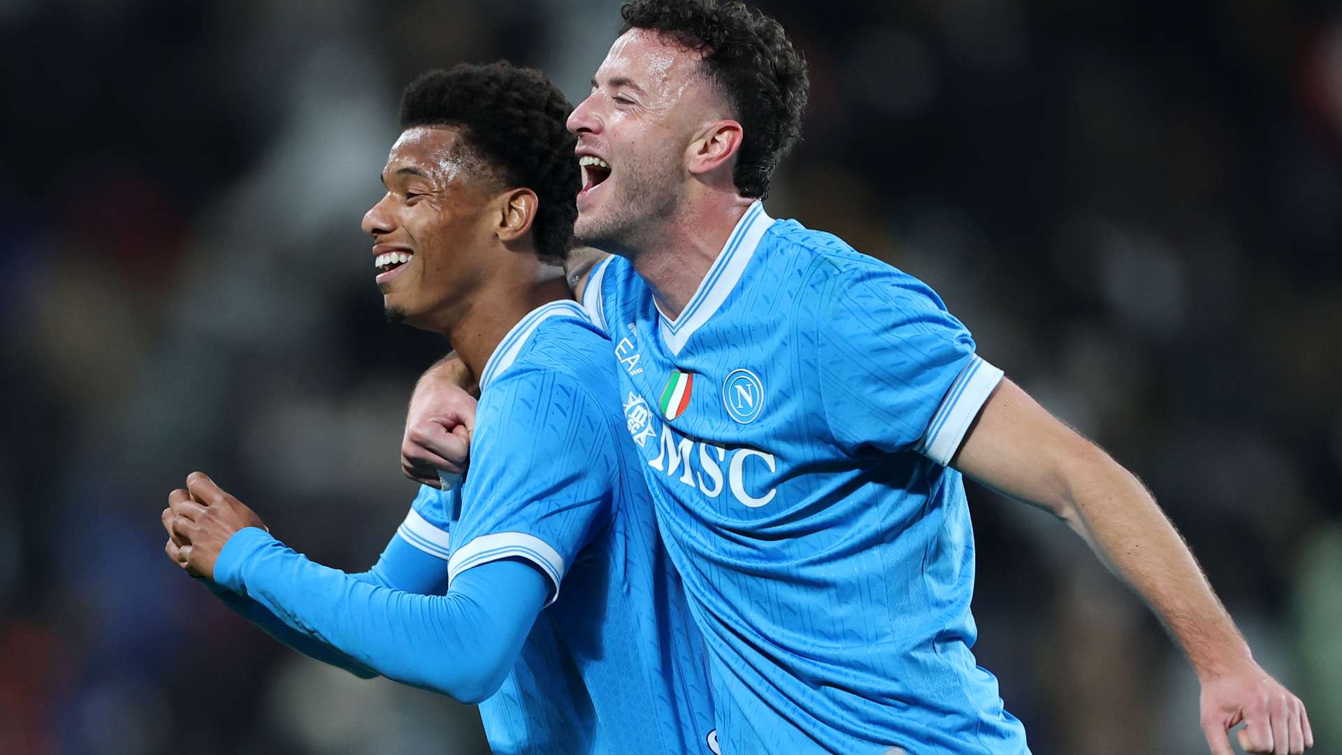 David Neres Napoli Bologna Supercoppa