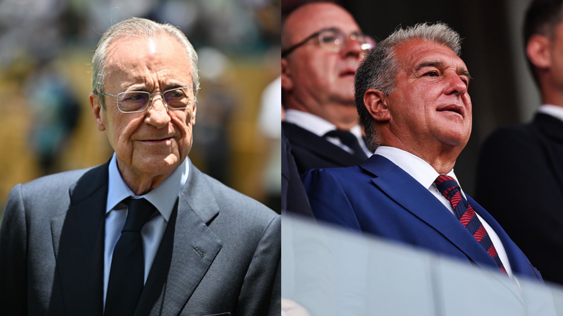 Florentino Perez Joan Laporta Real Madrid Barcelona 2025