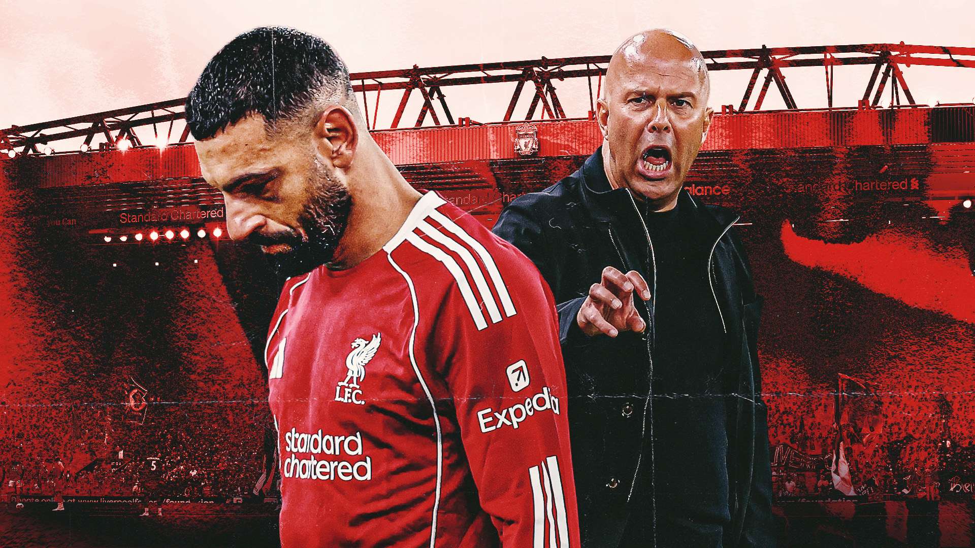 Mohamed Salah Arne Slot Liverpool GFX