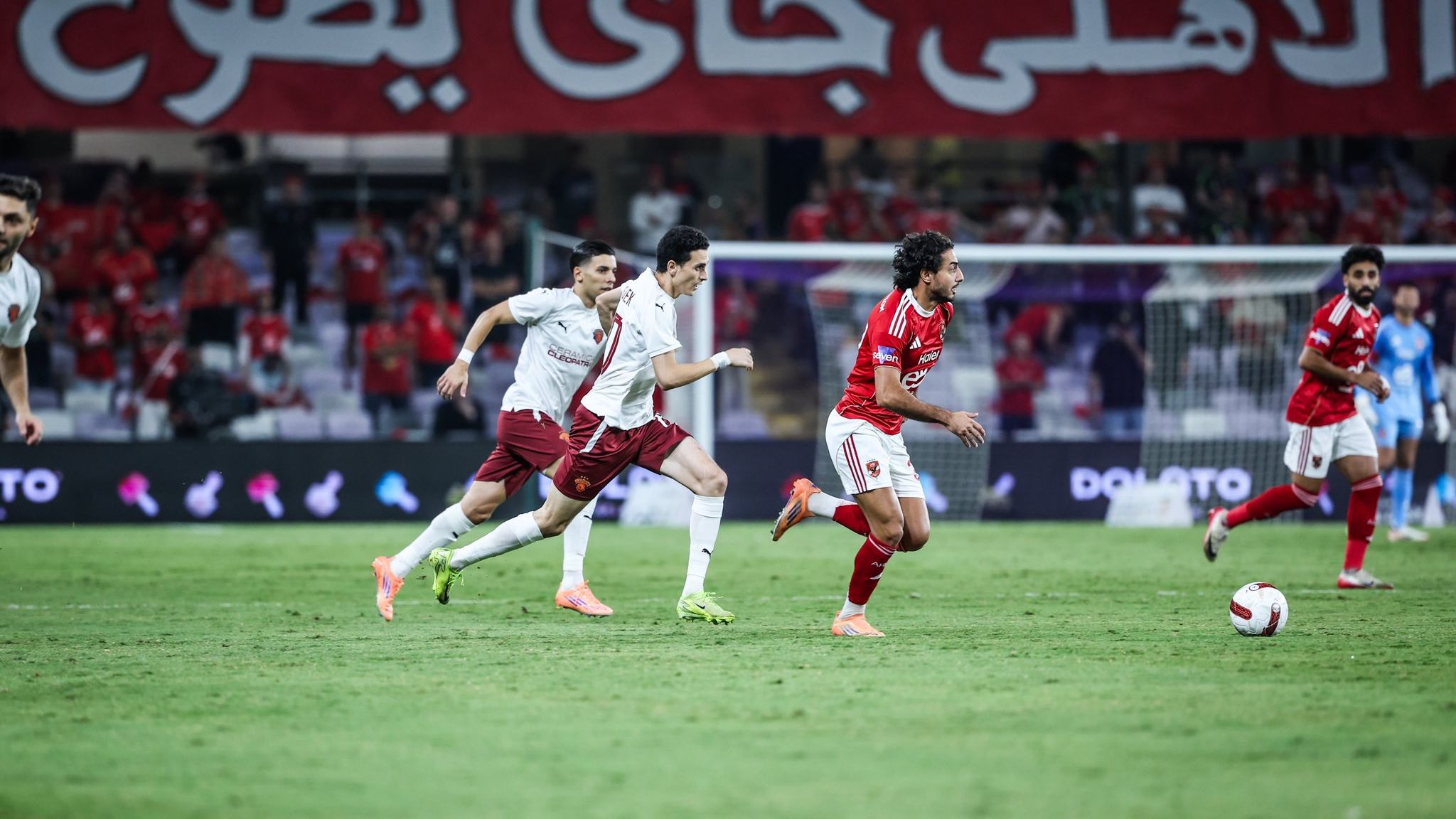مباراة الأهلي وسيراميكا كليوباترا في كأس السوبر المصري