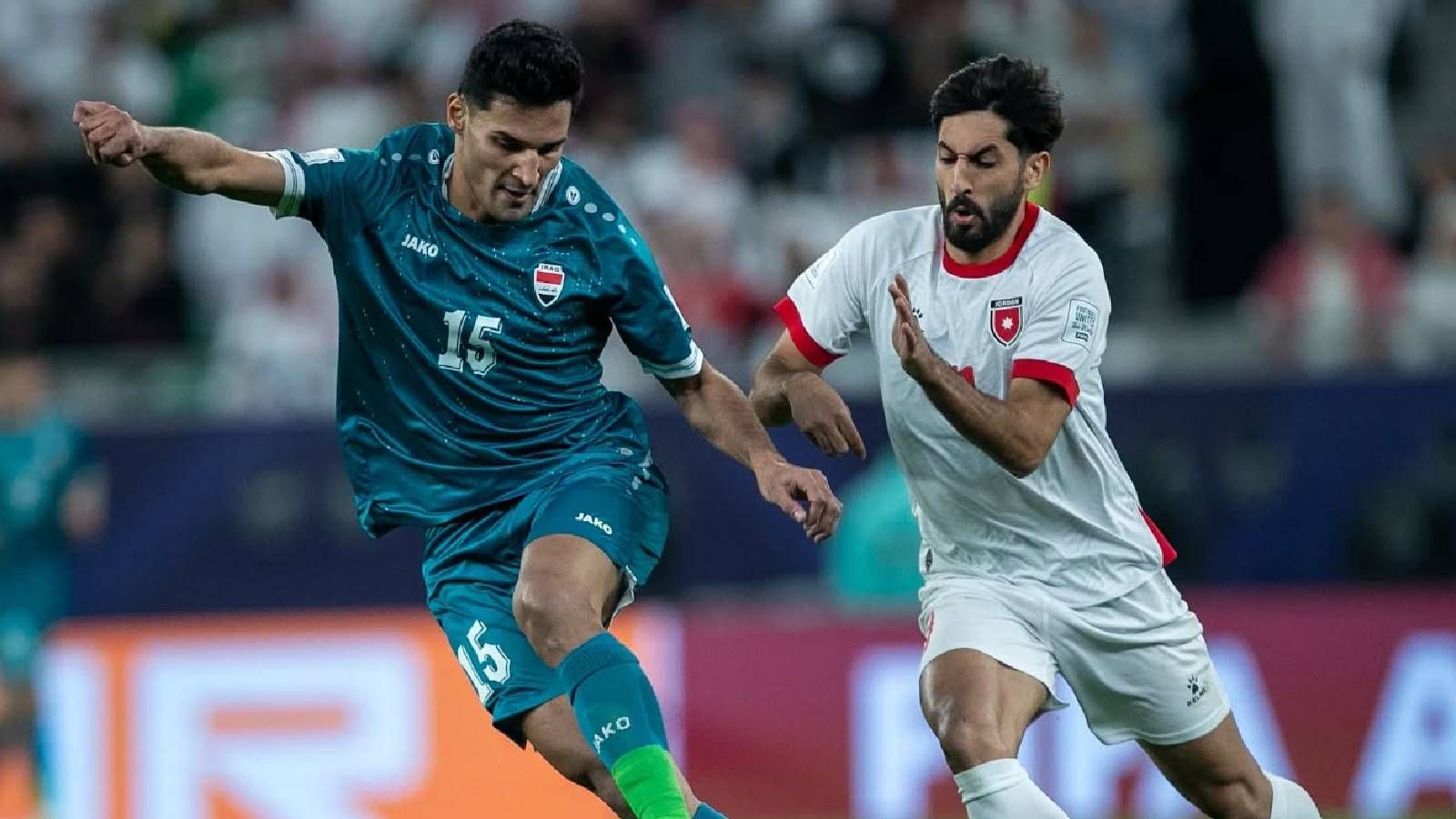 مباراة الأردن والعراق في كأس العرب