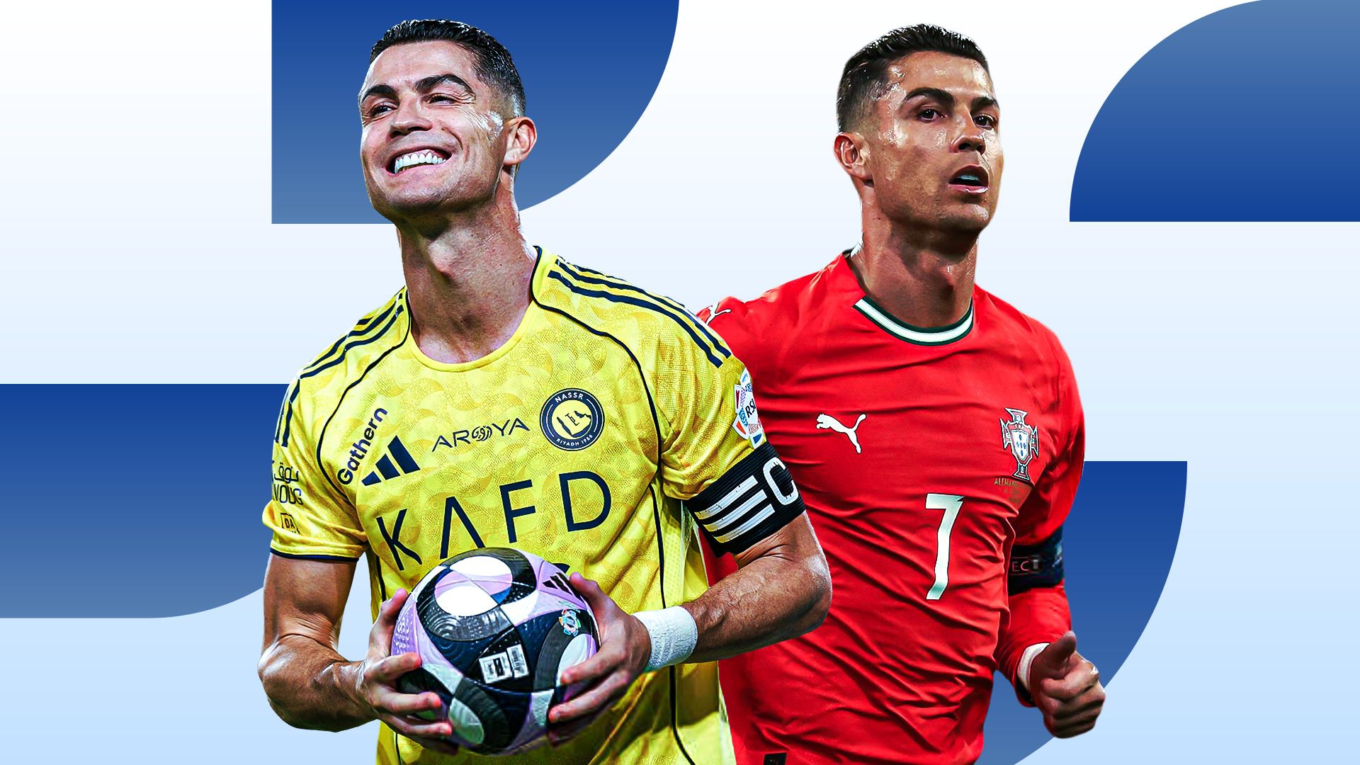 كريستيانو رونالدو نجم النصر السعودي ومنتخب البرتغال