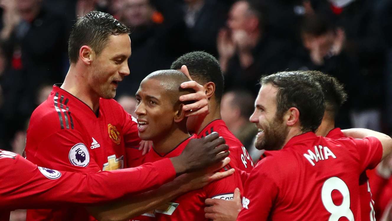 Ashley Young Manchester United Fulham