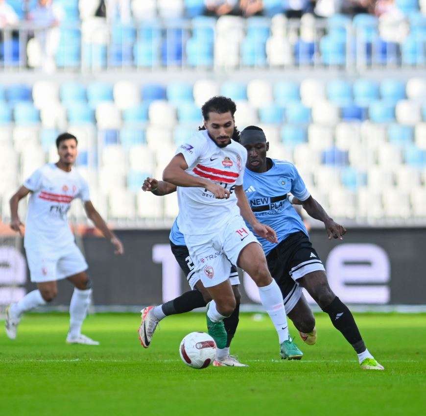 مباراة الزمالك وغزل المحلة في الدوري المصري