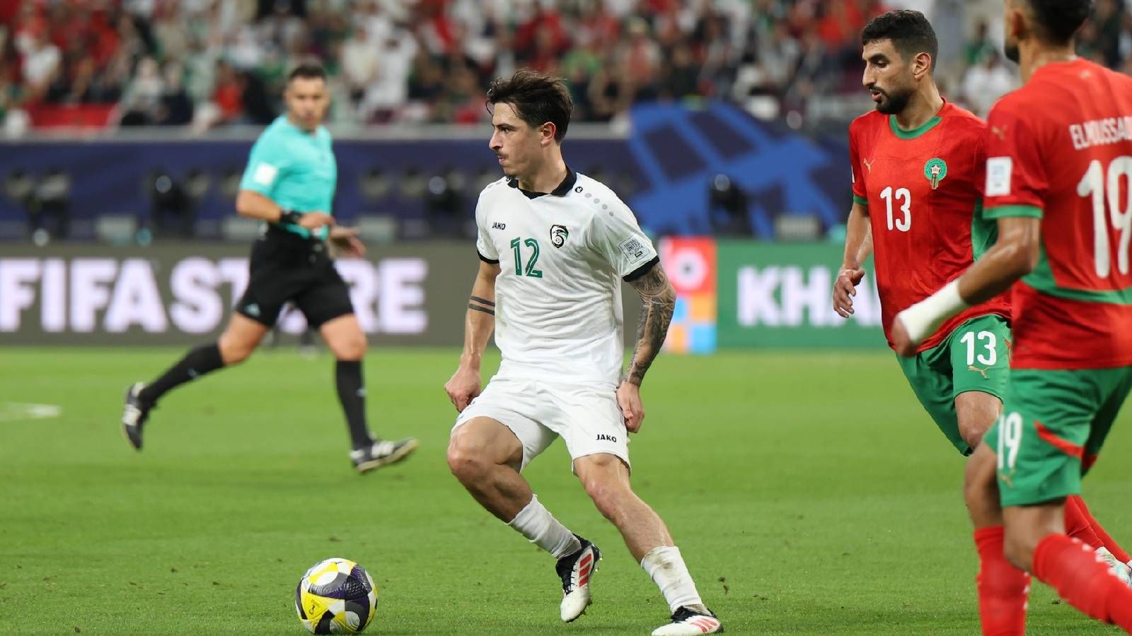 مباراة المغرب وسوريا في كأس العرب