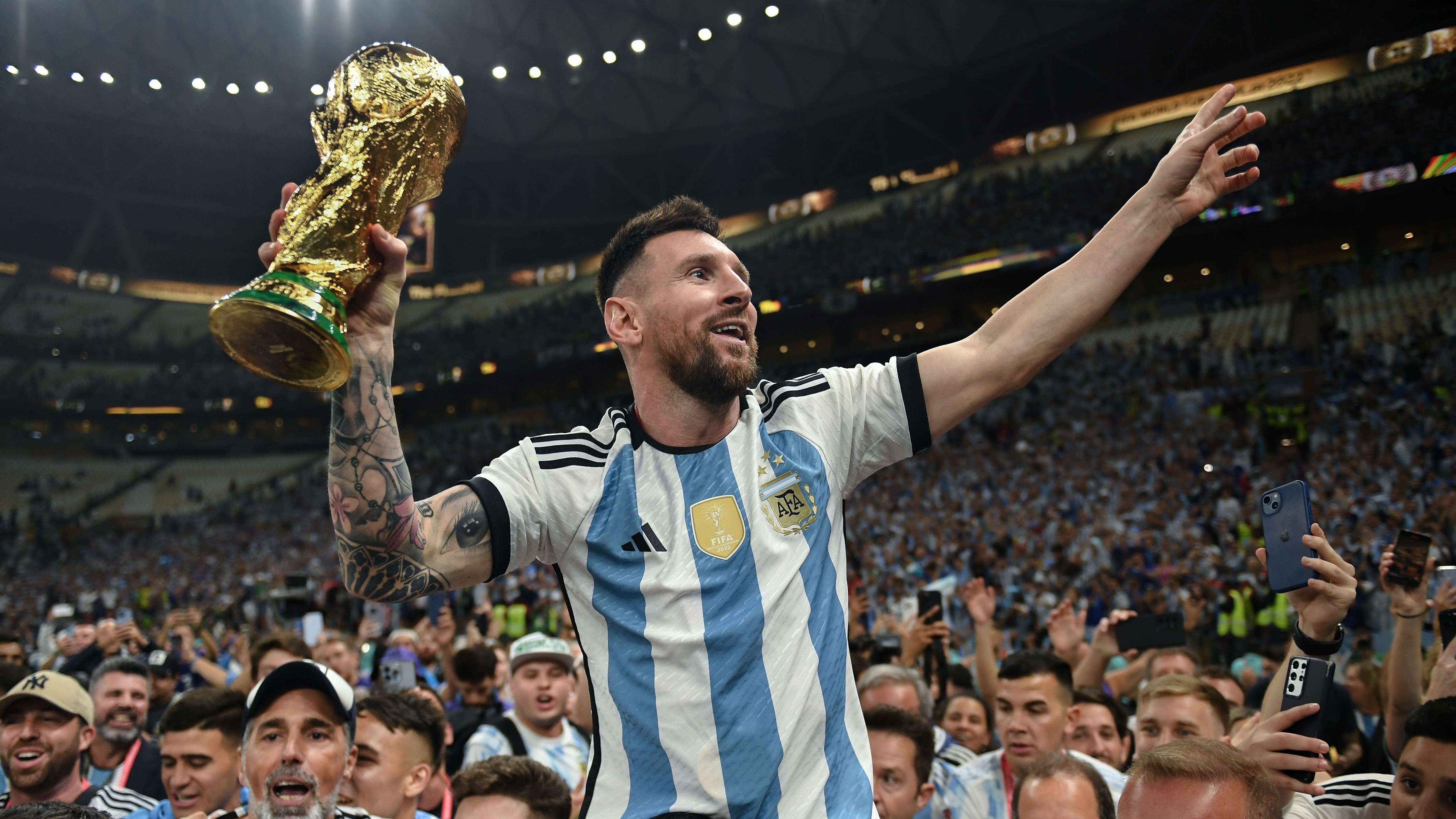 메시 월드컵 우승 Messi World Cup Trophy