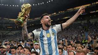 메시 월드컵 우승 Messi World Cup Trophy