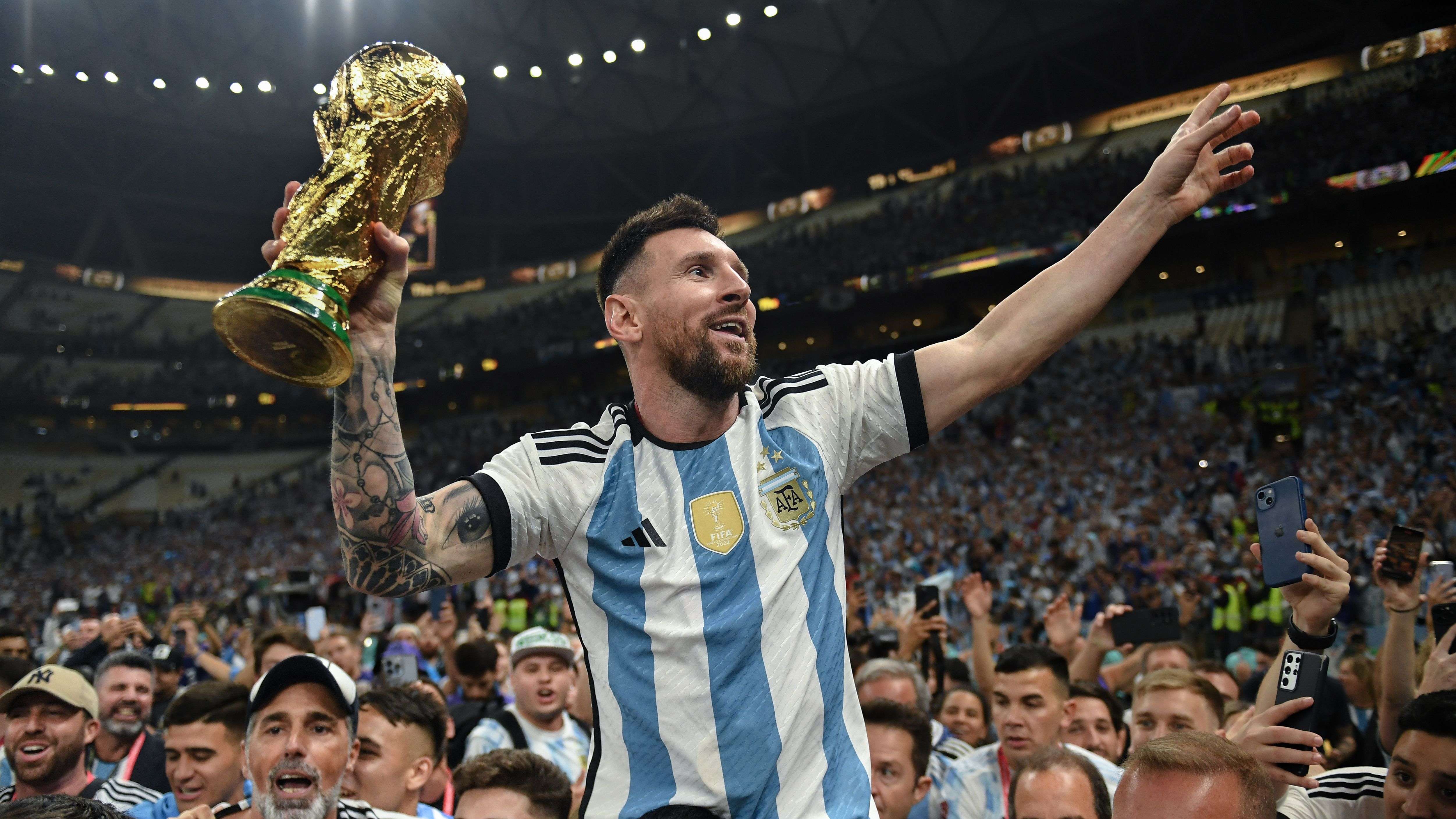 메시 월드컵 우승 Messi World Cup Trophy