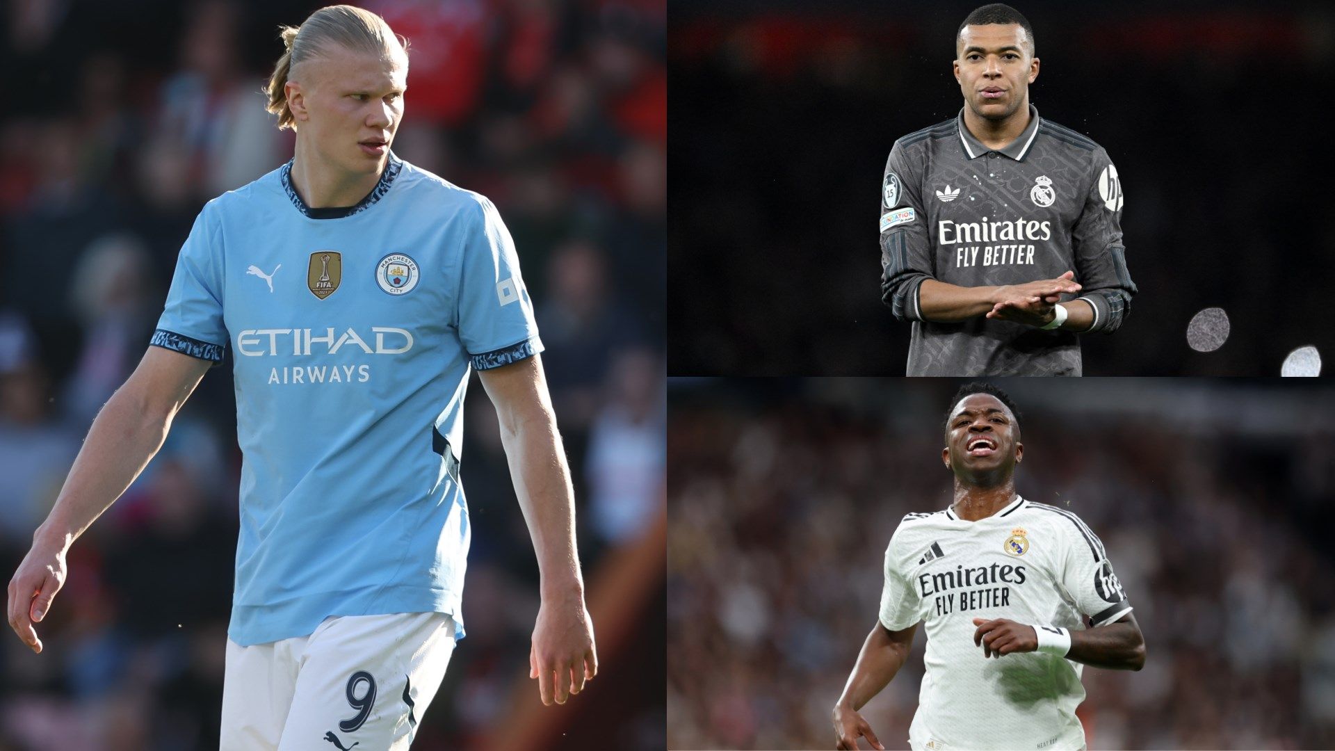 Haaland-Mbappe-Vinicius
