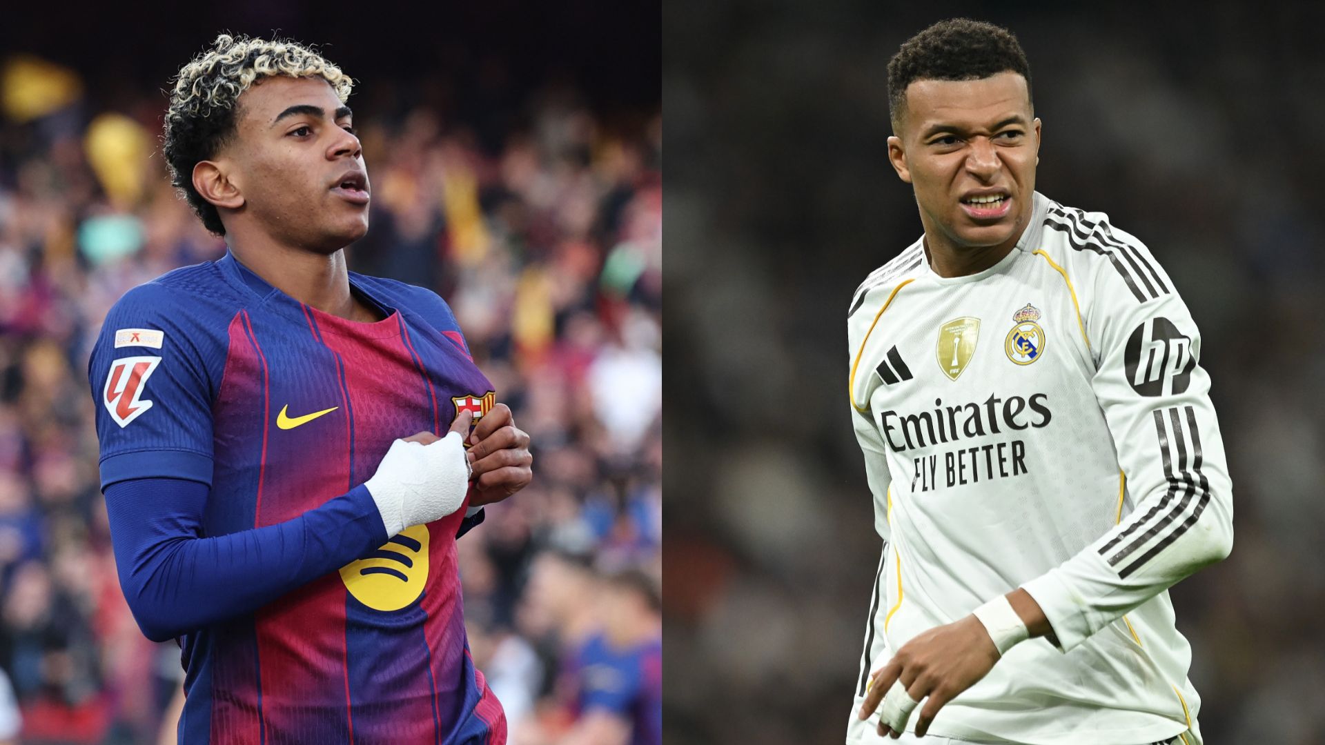 Lamine Yamal Kylian Mbappe