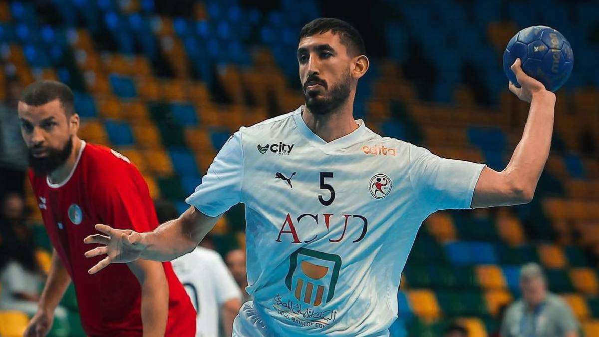 مباراة مصر والجزائر في أمم أفريقيا لكرة اليد