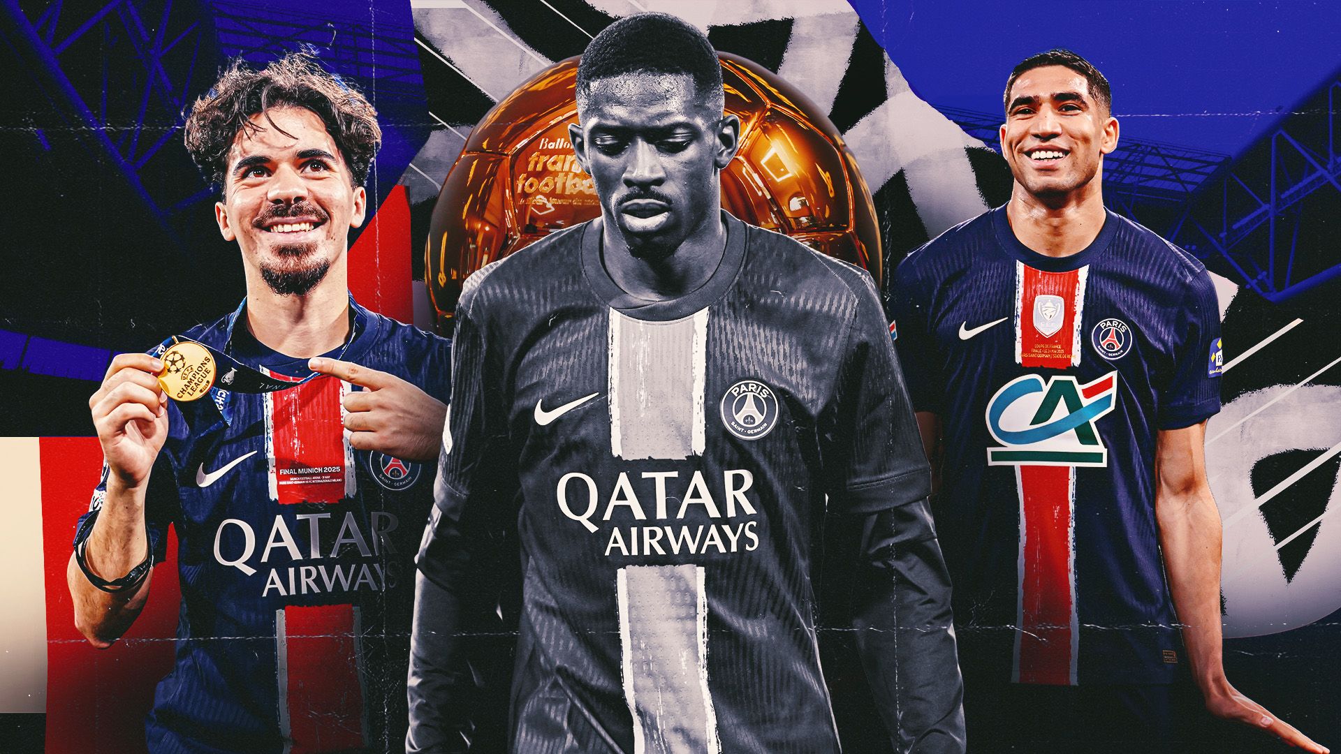 Vitinha Achraf Hakimi Ballon d'Or GFX