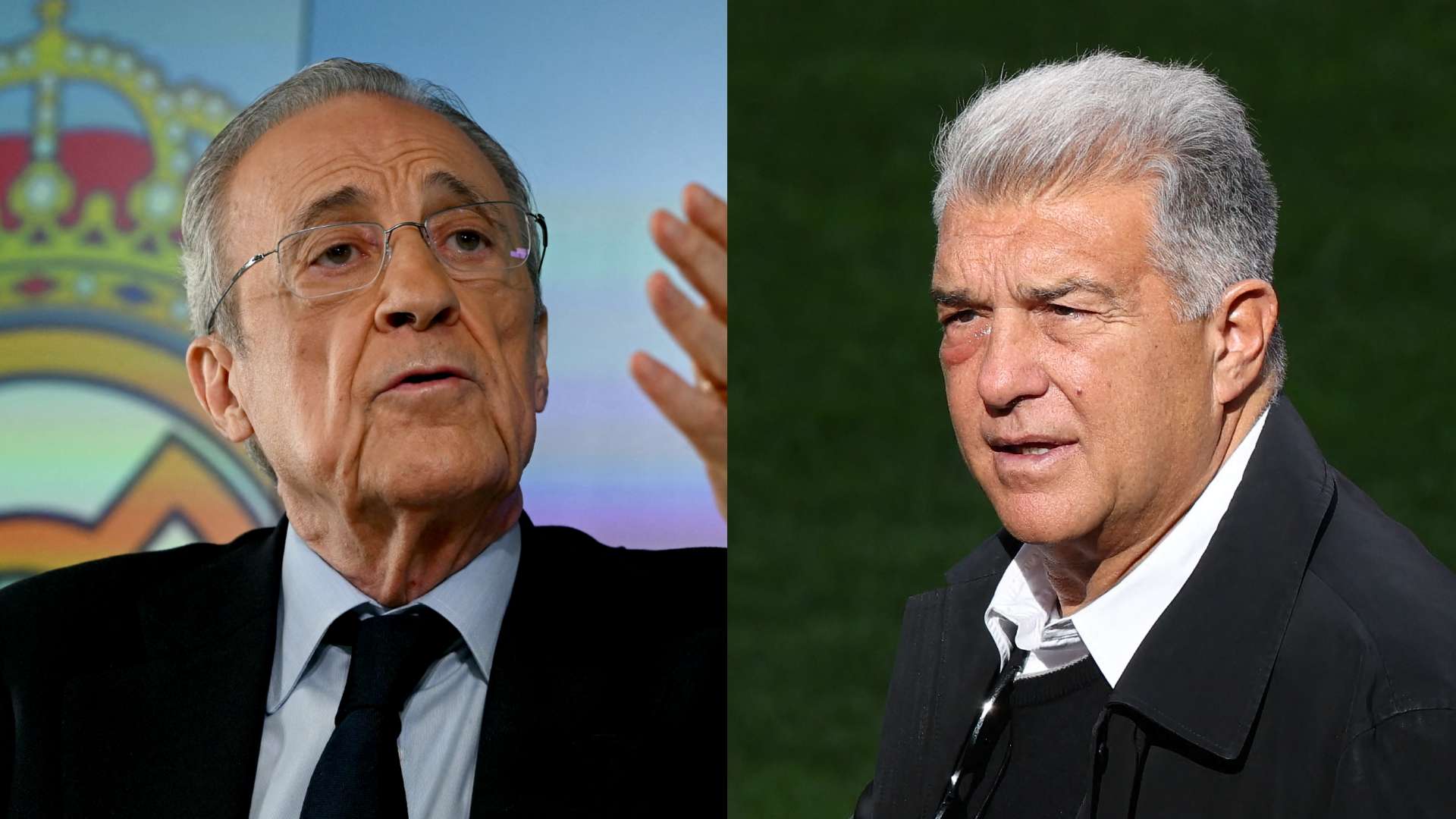 GFX Florentino Perez Joan Laporta