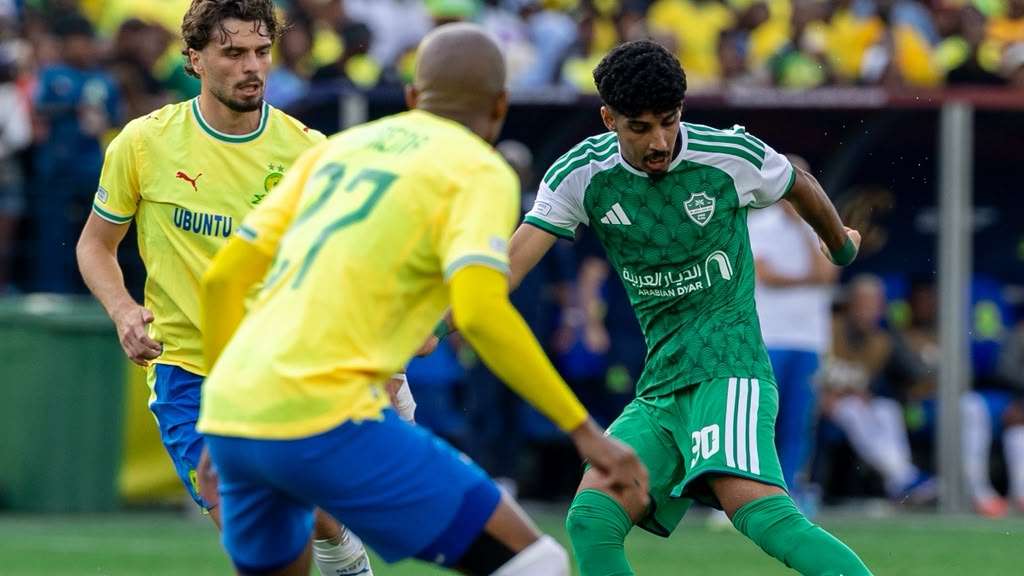 من مباراة الأهلي وصن داونز