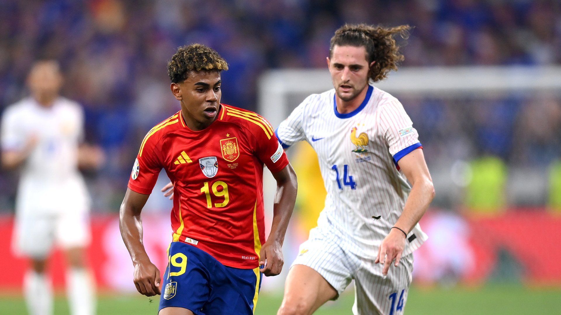 Lamine Yamal Adrien Rabiot Spain France Euro 2024