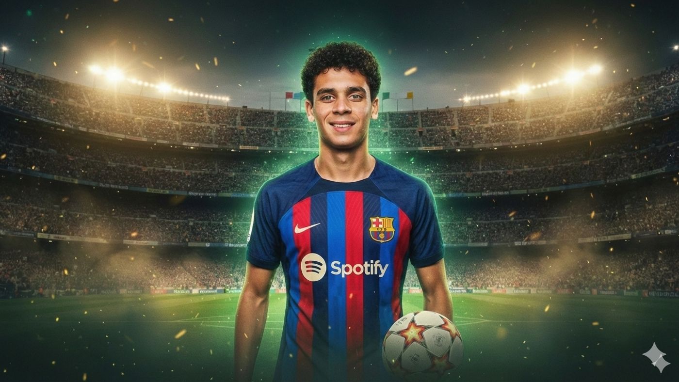رسميا.. برشلونة يعلن ضم حمزة عبد الكريم