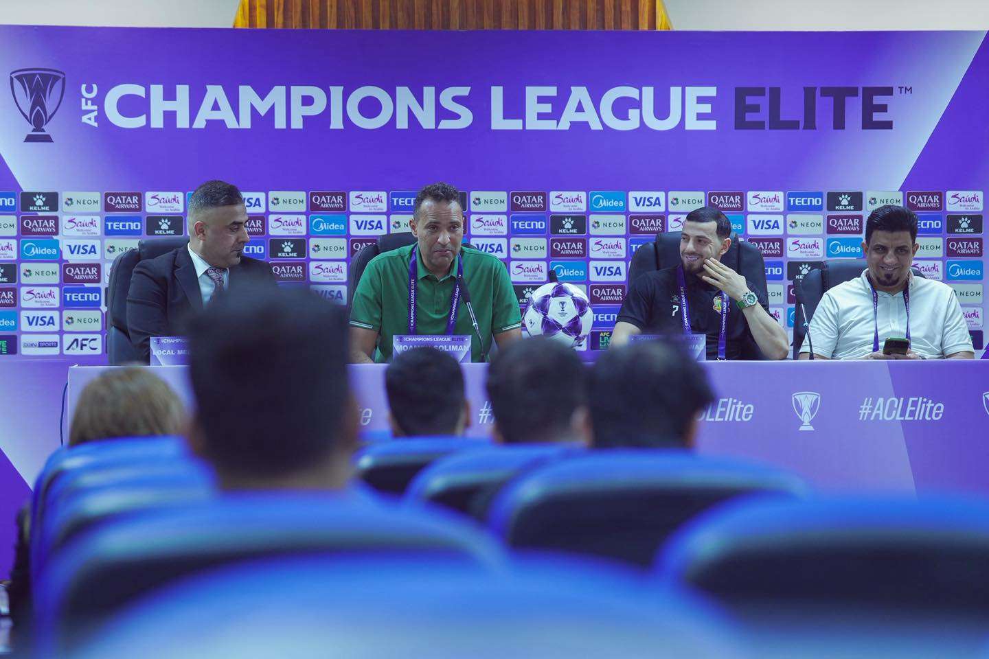 المؤتمر الصحفي لمؤمن سليمان قبل لقاء الشرطة والاتحاد 