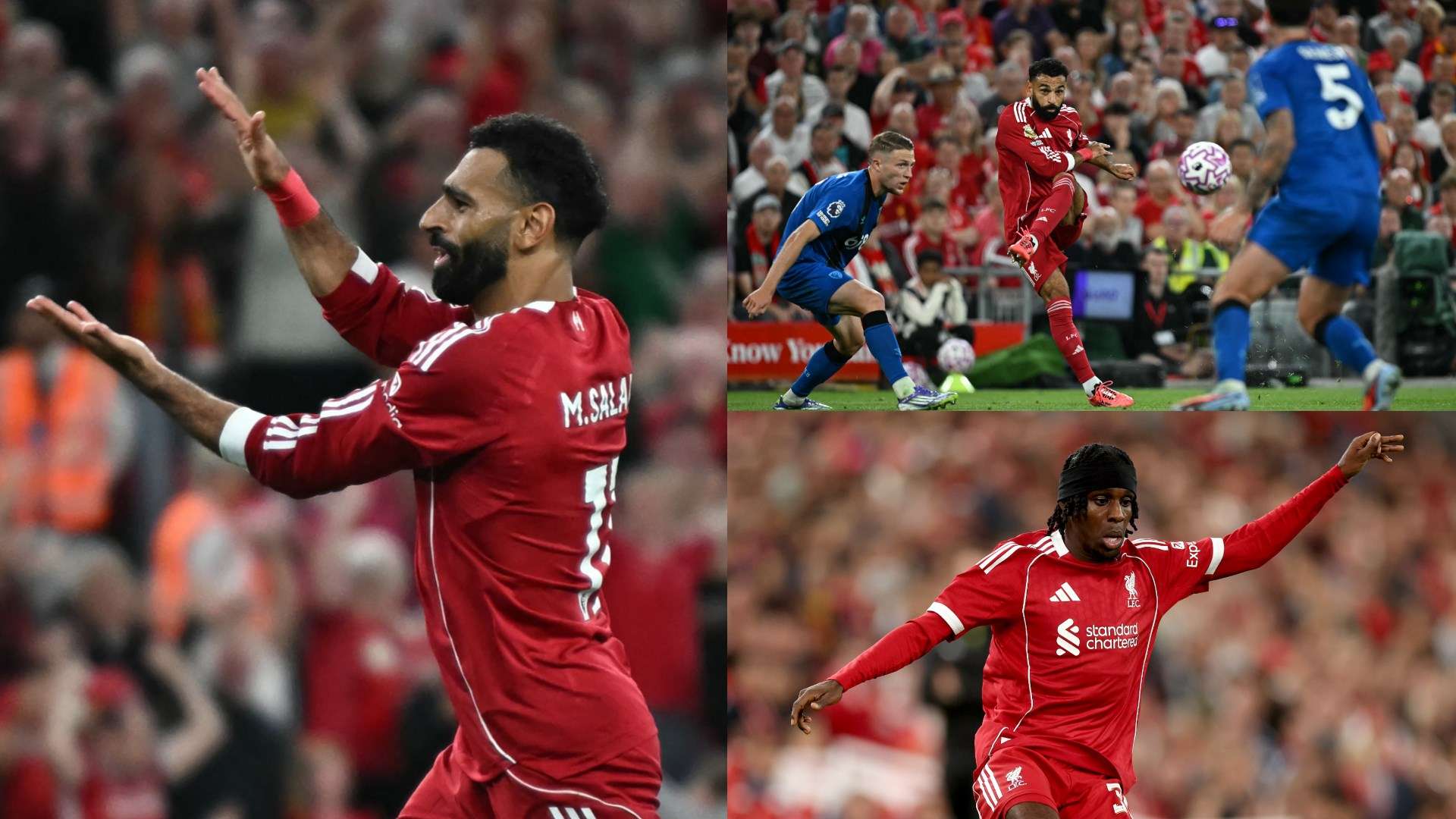 Mohamed Salah Jeremie Frimpong Liverpool Bournemouth