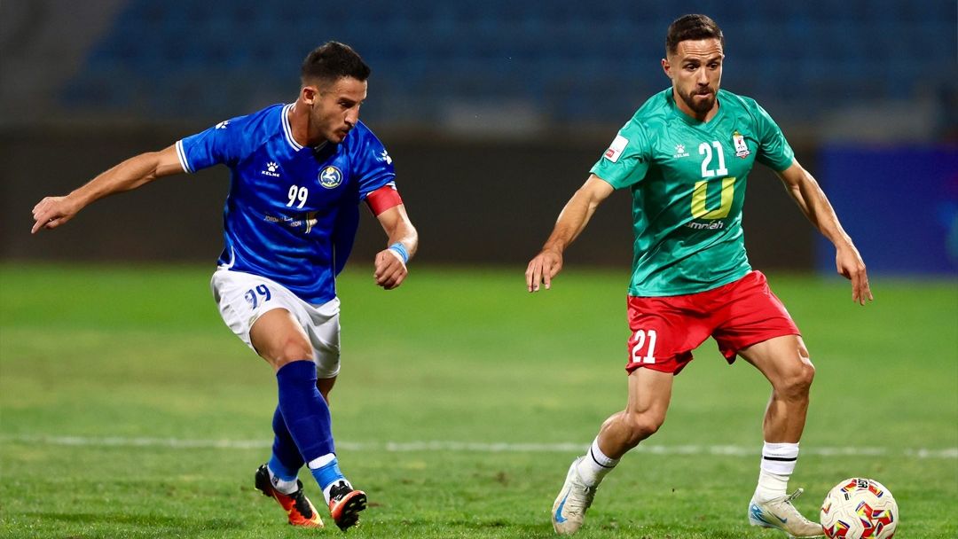 Immagine della partita tra Al-Wahdat e Al-Salt nel campionato giordano