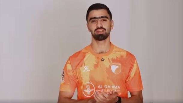 محمد أبو حشيش لاعبا في الكرمة العراقي