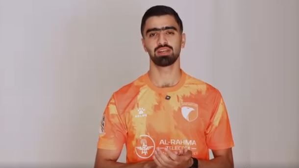 محمد أبو حشيش لاعبا في الكرمة العراقي