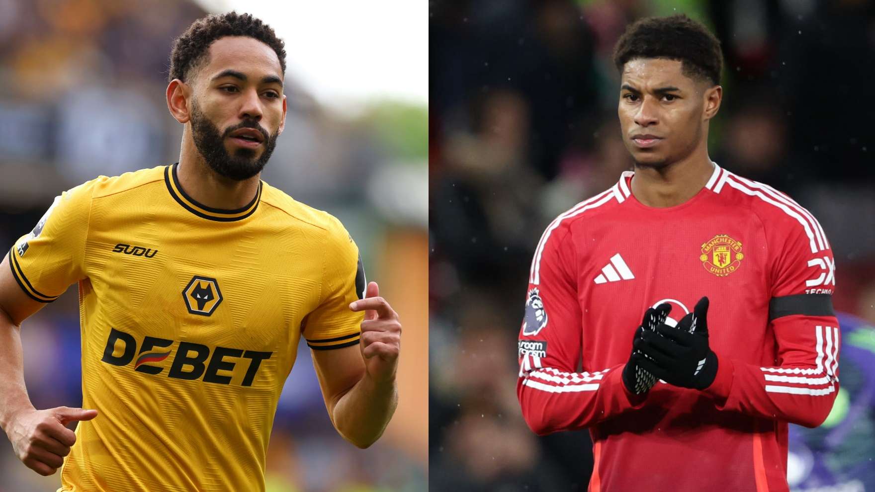 Matheus Cunha Marcus Rashford Man Utd