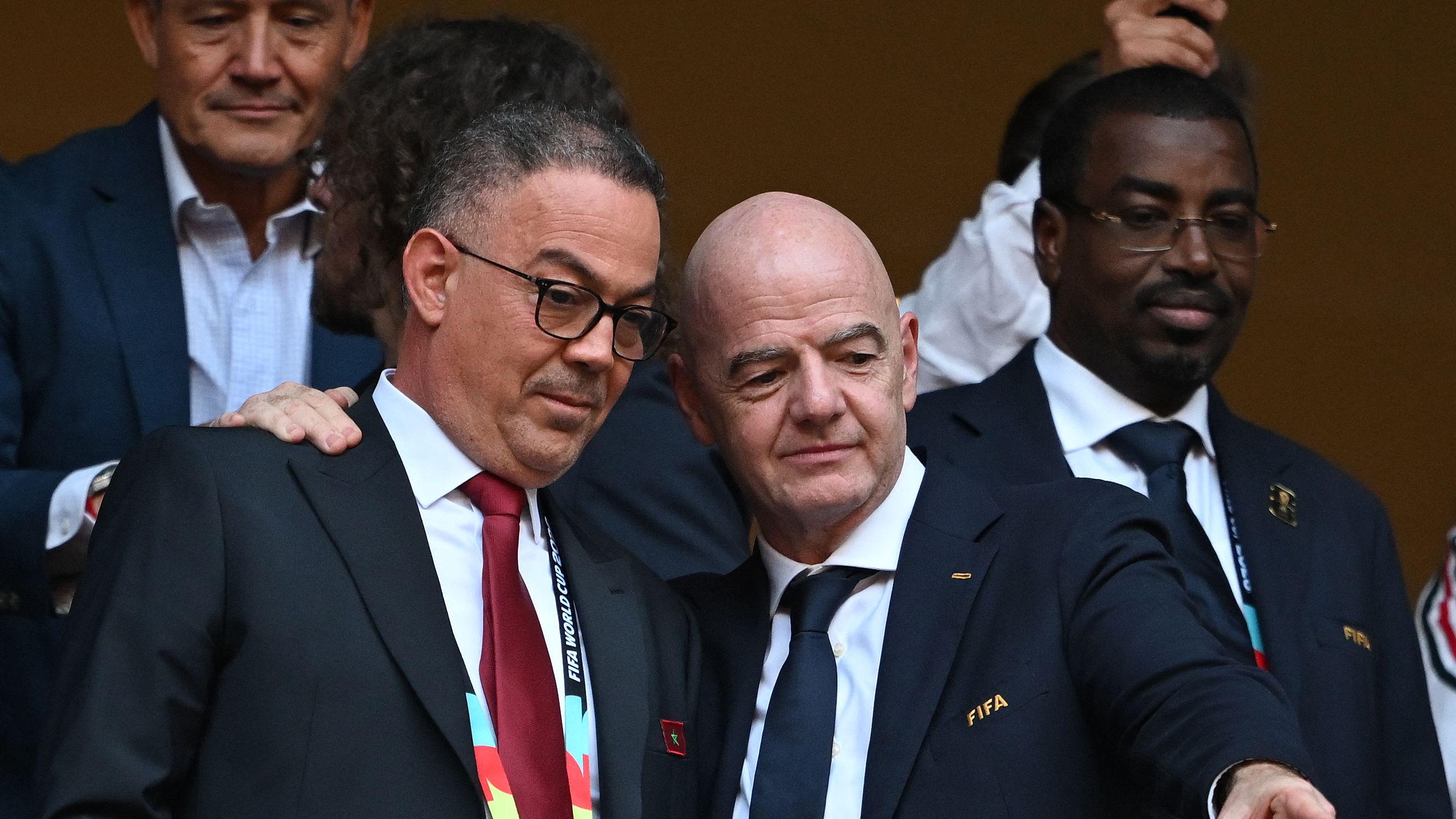 Fouzi Lekjaa Gianni Infantino