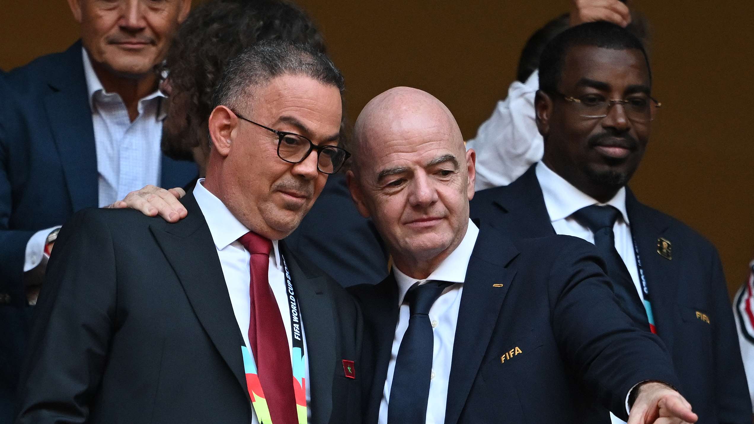Fouzi Lekjaa Gianni Infantino