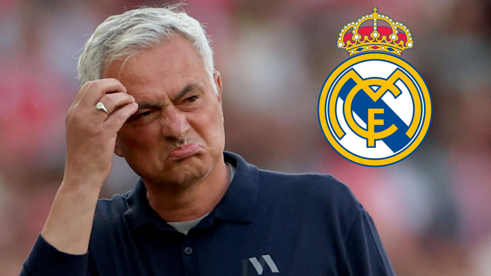 Jose Mourinho Real Madrid crest