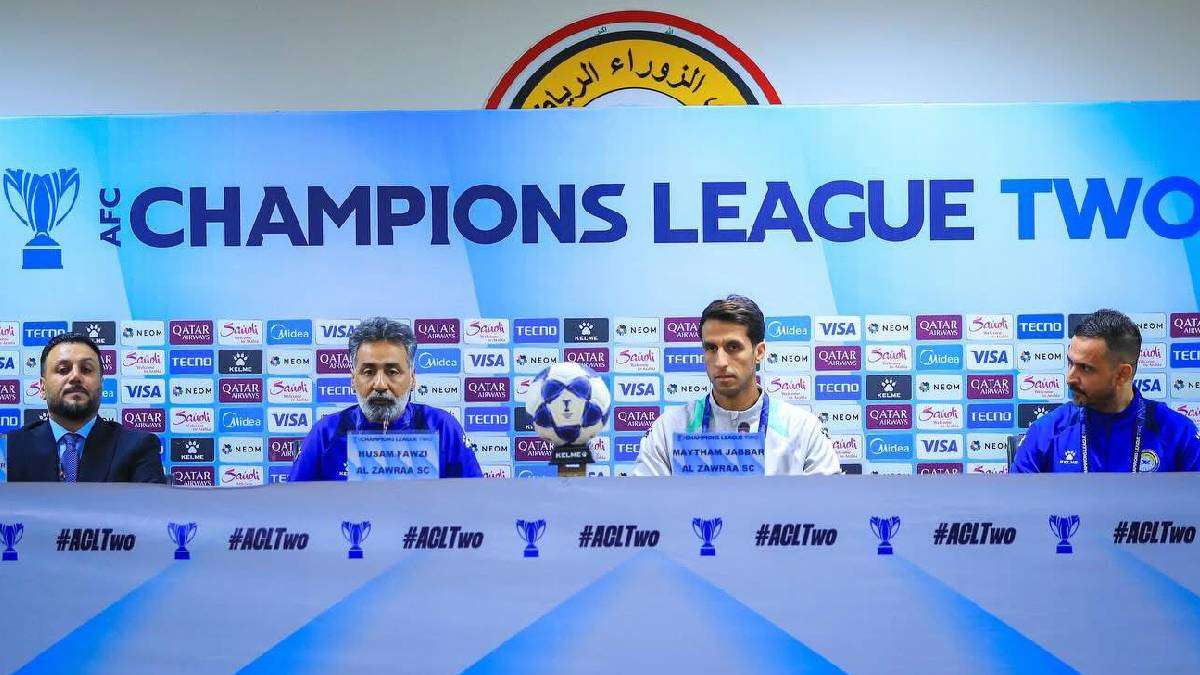 المؤتمر الصحفي لمباراة الزوراء وجوا