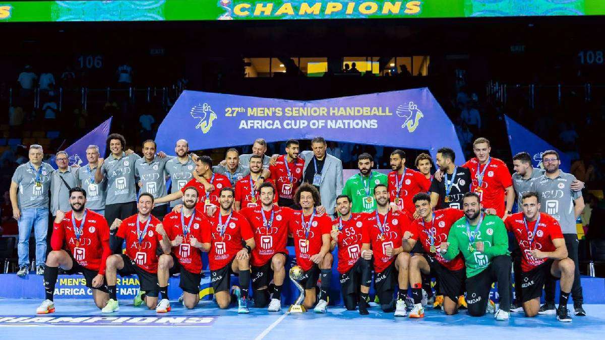 تتويج منتخب مصر بالبطولة الأفريقية لليد