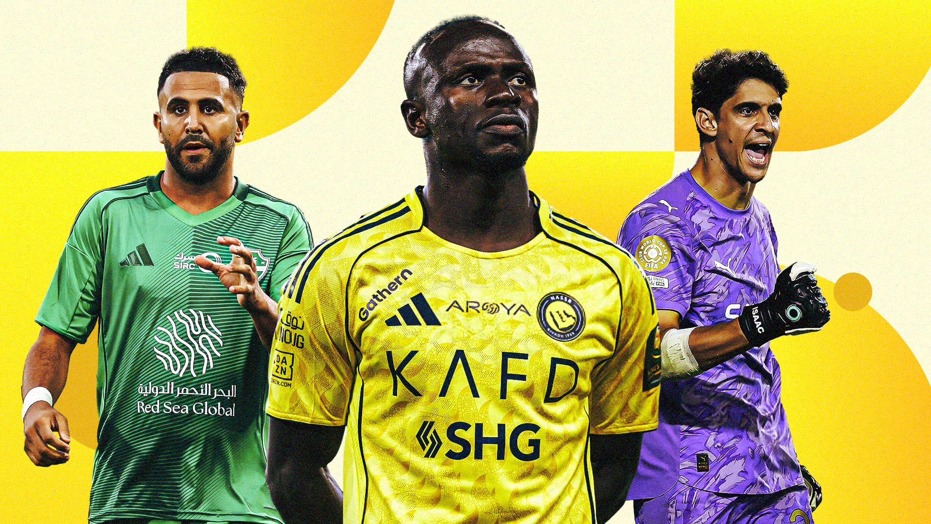 ماني ومحرز وبونو