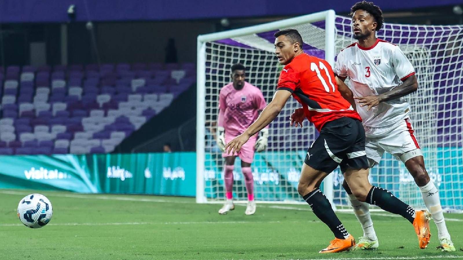 مصطفى محمد في مباراة مصر وكاب فيردي