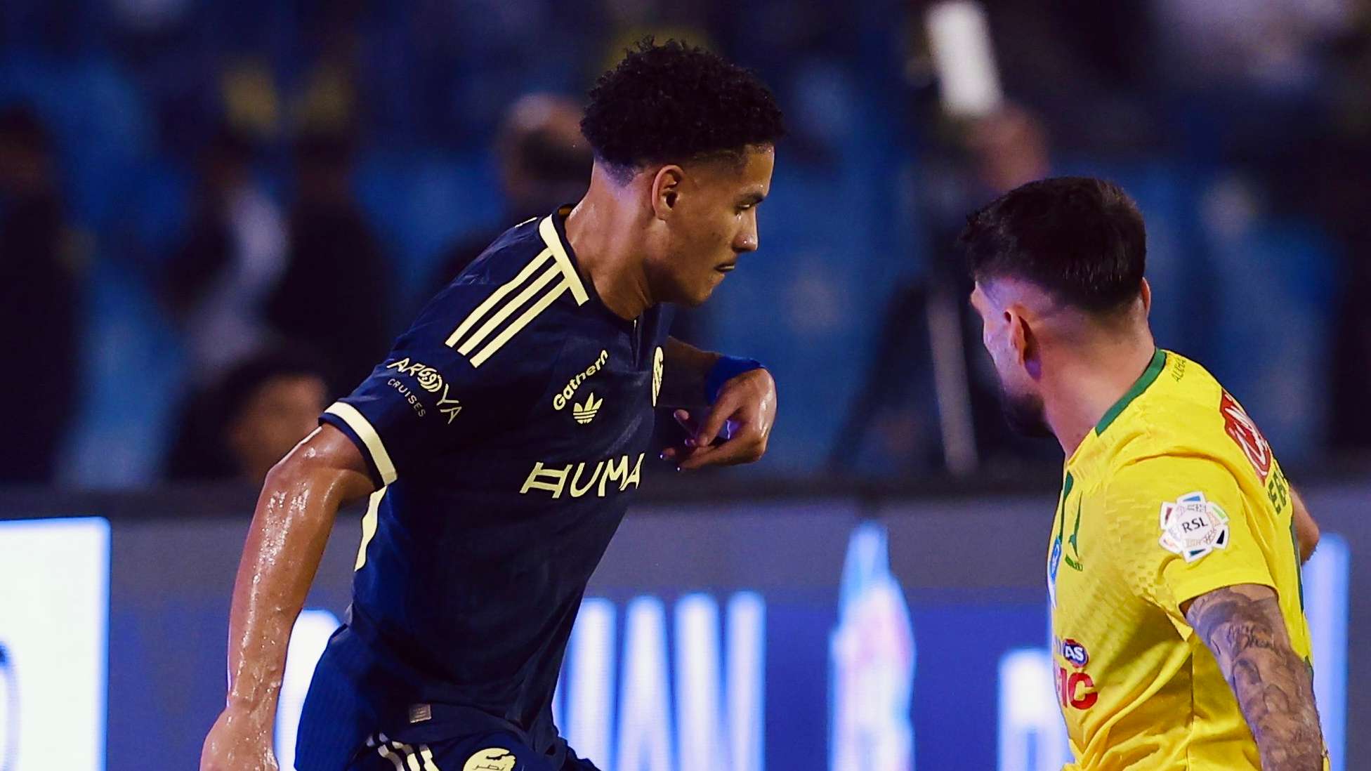 من مباراة النصر والخليج