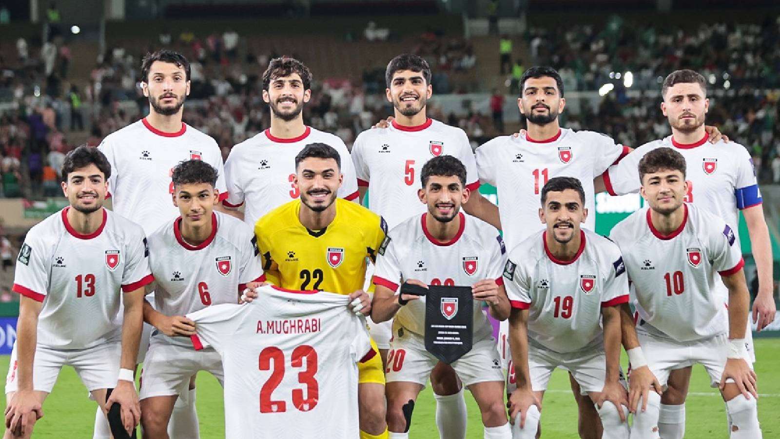 لاعبو منتخب الأردن الأولمبي