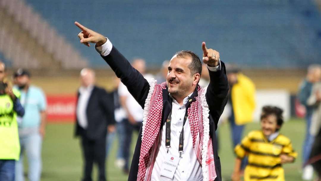 عامر أبو عبيد رئيس نادي الحسين إربد