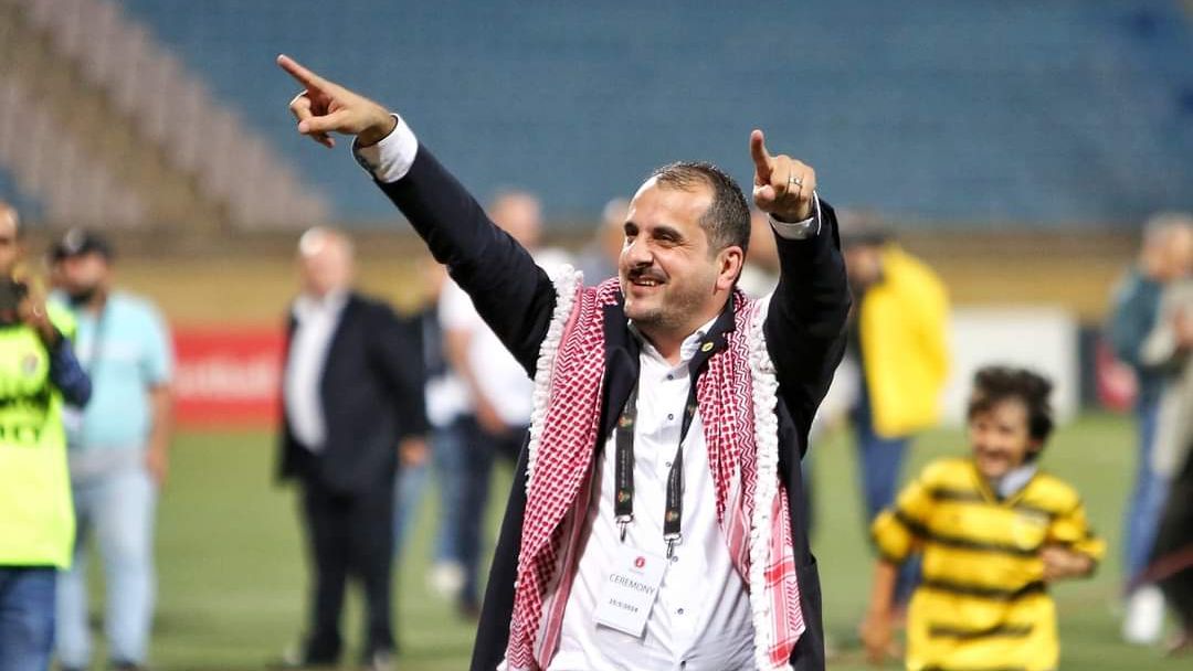 عامر أبو عبيد رئيس نادي الحسين إربد