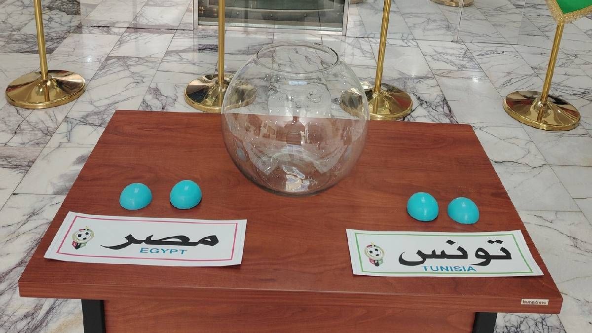 Cerimonia estrazione sede finale Coppa Libia e Supercoppa Libia in Egitto tra Al Ahli Tripoli e Al Ahli Benghazi