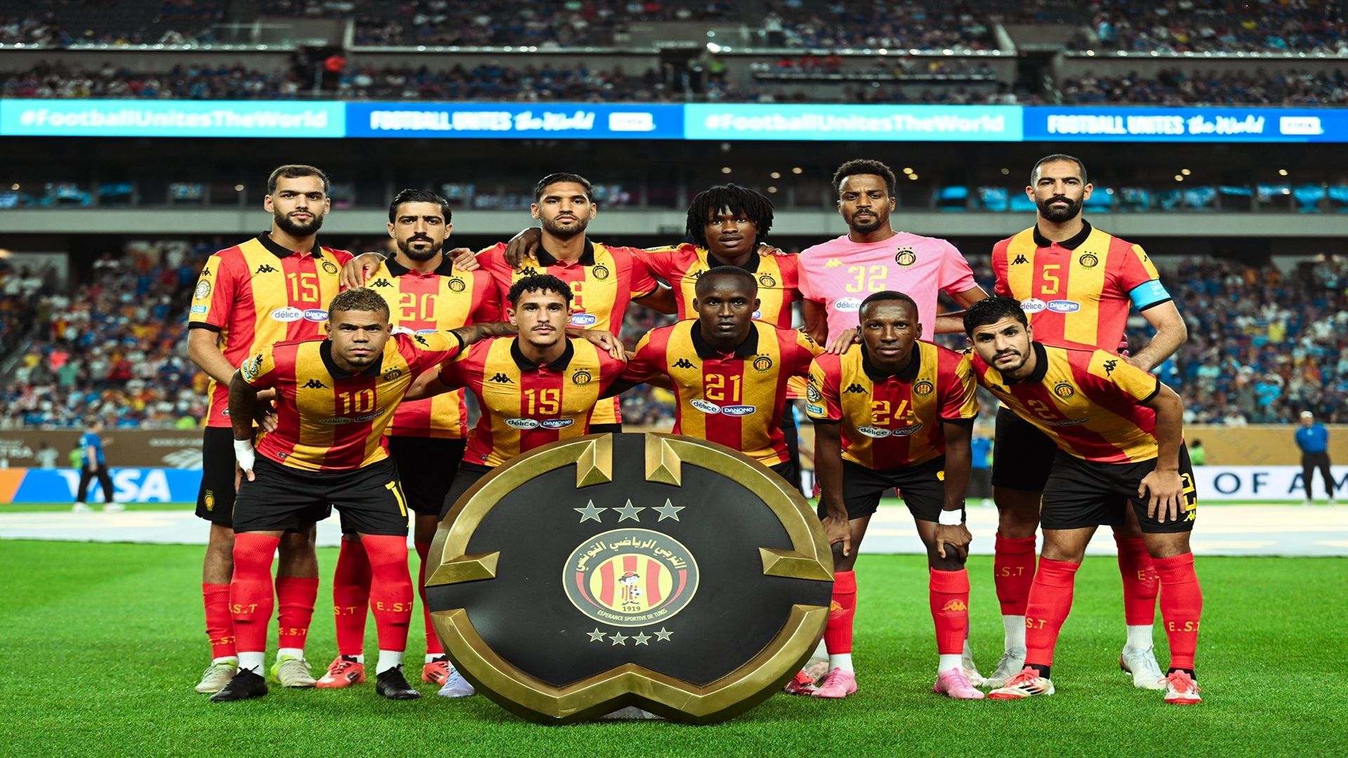 لاعبو الترجي. (وكالات) 