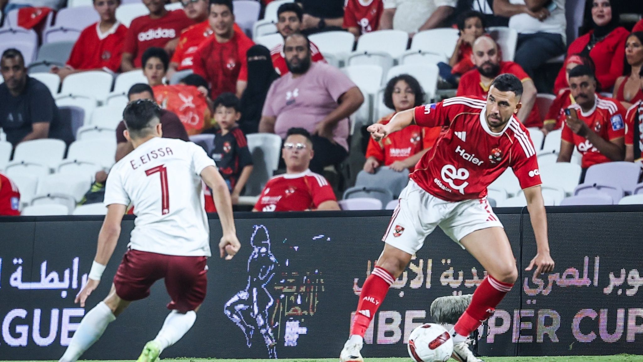 مباراة الأهلي وسيراميكا كليوباترا في كأس السوبر المصري