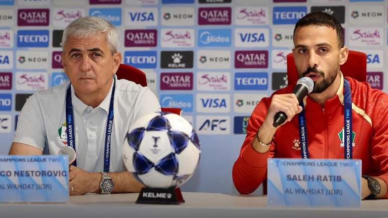 المؤتمر الصحفي لمدرب الوحدات قبل لقاء المحرق