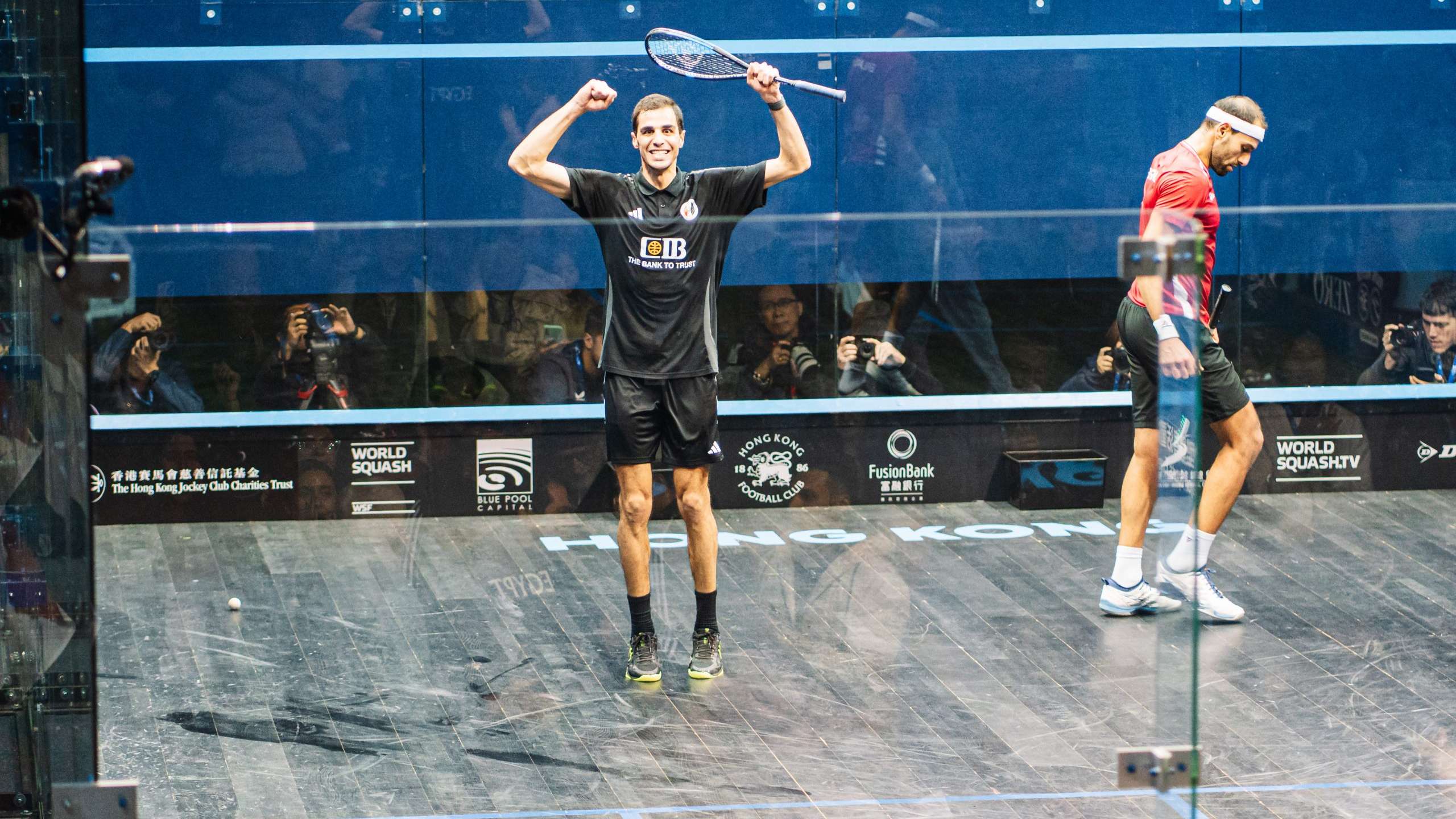 علي فرج بطل العالم للإسكواش