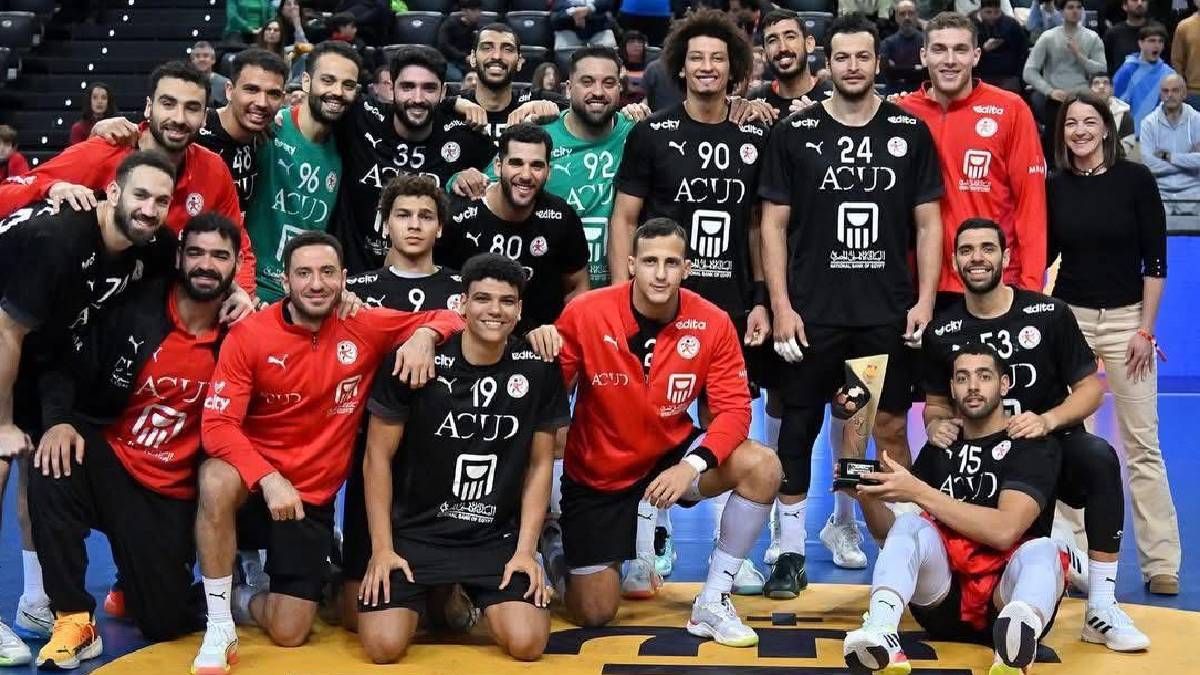 لاعبو منتخب مصر لكرة اليد